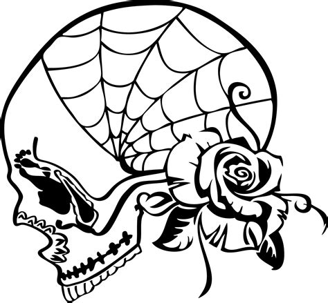 gothic people colouring pages page monster coloring pages skull