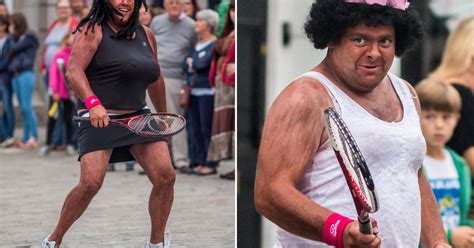 pub landlord and his friend blacked up and dressed as williams sisters for town s carnival