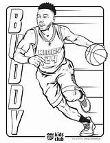 Coloring Players Pages Nba Getcolorings Basketball Player sketch template