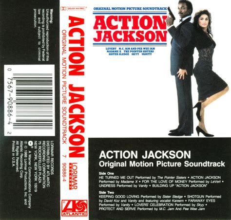 action jackson original motion picture soundtrack  cassette discogs