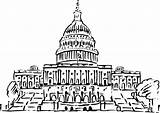 Building Clip Capitol Large Clipart Clker Svg Vector sketch template