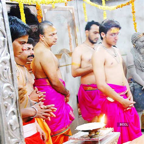 Anil Ambani Spotted At The Mahakal Tample In Ujjain On The Occasion Of