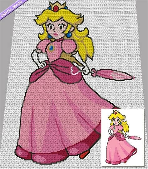 Princess Peach Crochet Pattern
