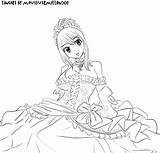 Fairy Tail Lucy Dress Coloring Pages Lineart Pick Deviantart Group Painting sketch template
