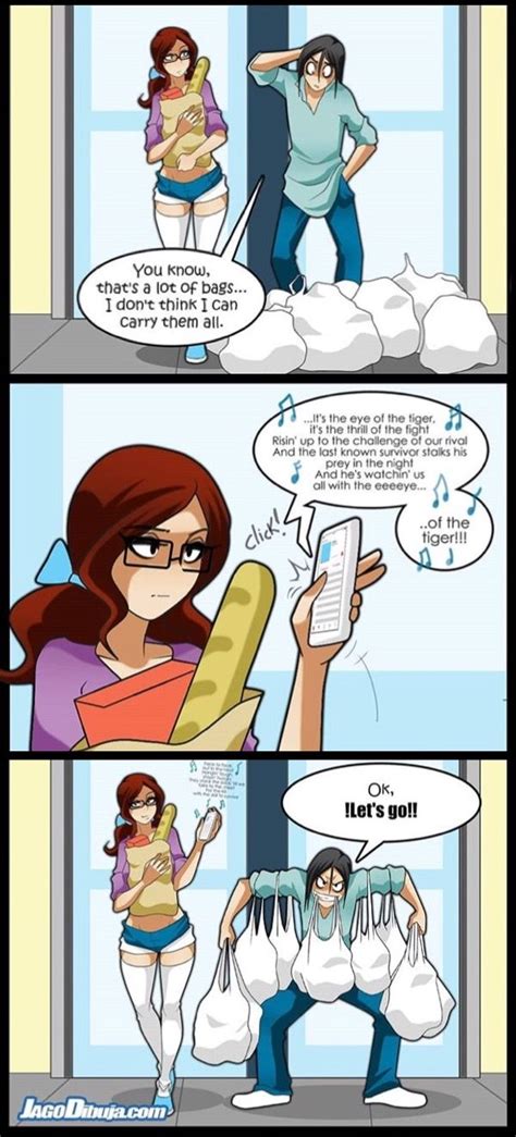 348eng lwhg eye of the tiger english living with hipstergirl and gamergirl funny comics hipster