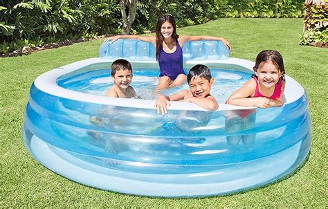 intex swim center inflatable family lounge pool xx  ground pool sets