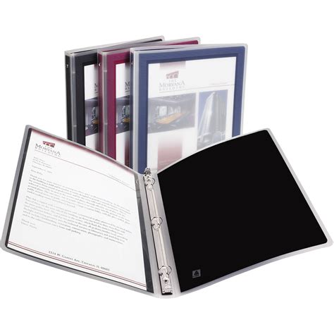 avery flexi view  binder   avery index maker clear label