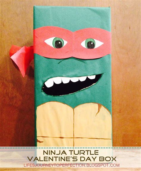 ninja turtle valentines day box boys valentines boxes kids