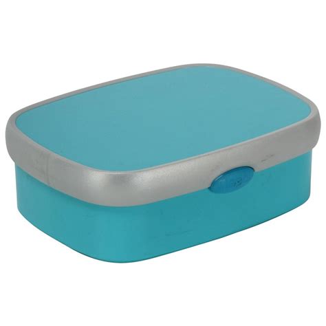 mepal lunchbox basic turquoise blokker