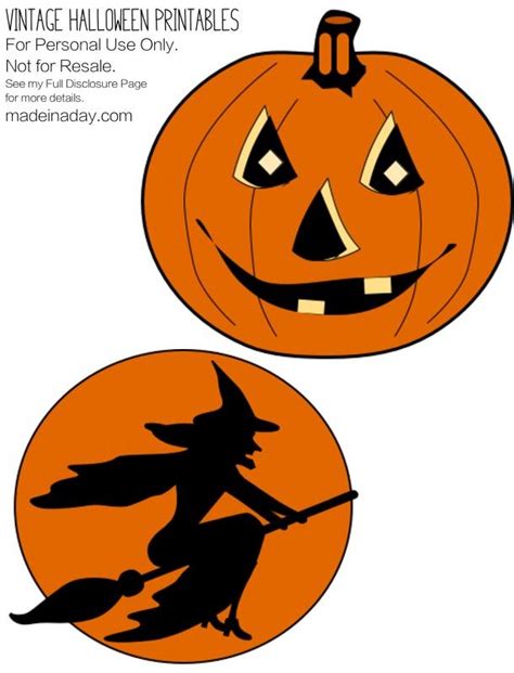 vintage halloween printables pumpkin image halloween halloween clips