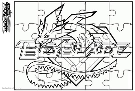 beyblade burst coloring pages puzzle activity  printable coloring pages