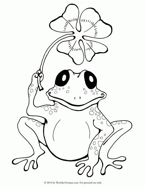 printable coloring pages  frogs