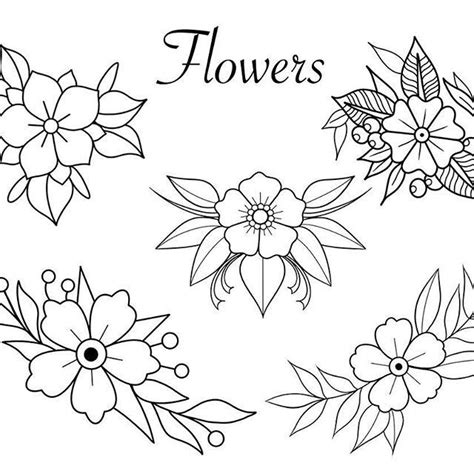 traditional flower tattoo designs
