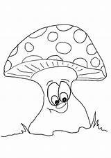 Pilz Mushroom Ausmalbild sketch template