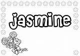 Jasmine Coloring Pages Names Girls Color Print Hellokids Name Princess Girly Draw Aladdin Online Puzzle Kissing sketch template