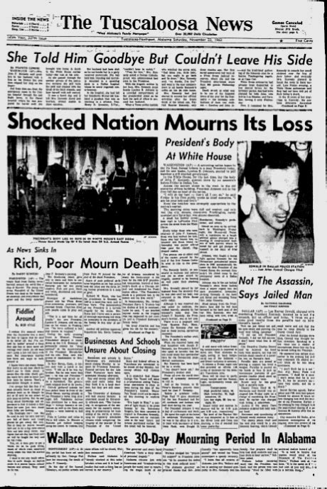 23 Front Pages From 1963 Covering The Day President Kennedy Was