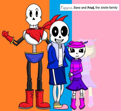 Frisk Papyrus And Sans By Cometflare16 On Deviantart