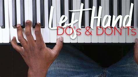 play   left hand piano ideas youtube