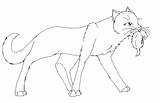 Warrior Cats Cat Coloring Pages Queen Warriors Kit Lineart Print Color Drawing Template Printable Getdrawings Sketch Getcolorings Deviantart Couples sketch template