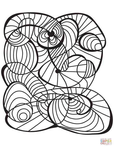 printable abstract art coloring pages printable templates