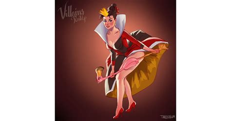 queen of hearts sexy disney villains pinup fan art popsugar love and sex photo 9