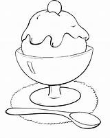 Coloring Cookie Pages Ice Cream Library Sheet sketch template