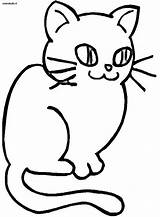 Gatti Gatto Chats Pisicuta Gato Colorat Mamiferos Mignon Katzen Kucing Stampare Coloratutto sketch template