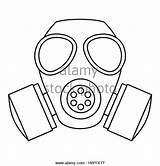 Gas Mask Drawing Getdrawings sketch template