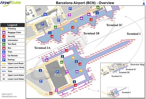 barcelona barcelona international bcn airport terminal map overview barcelonael prat
