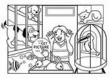 Coloring Pages Animal Kids Wuppsy Pets Pet sketch template