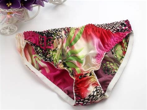 wholesale pure silk leopard flower print panties women 100 mulberry