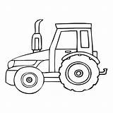 Coloring Pages Tractor Print sketch template
