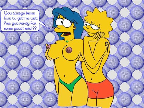 rule 34 color female female only hair human human only lisa simpson marge simpson multiple
