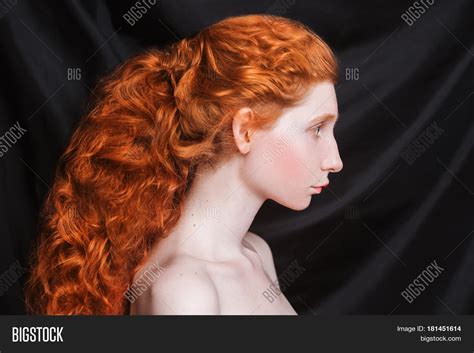Retro Woman Long Curly Image And Photo Free Trial Bigstock