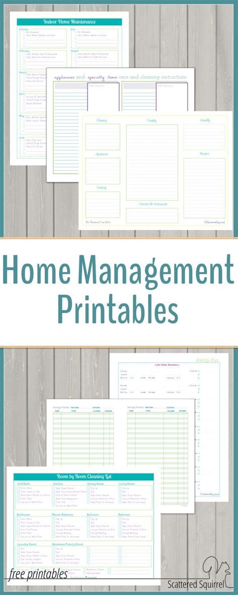 home management  printables home organization binders home