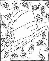 Hat Pink Hats Coloring Pages sketch template