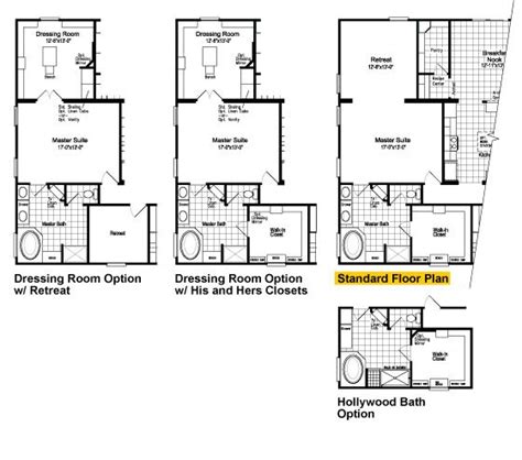 master suite options  evolution scwdx  palm harbor homes floor plans house floor