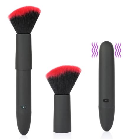 vibrating makeup brush shape stick av wand massager  women  speeds