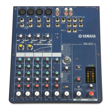 yamaha mgcx  channel analog mixer