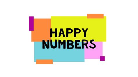 happy numbers youtube