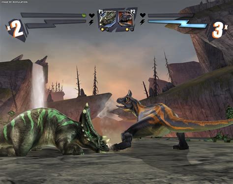 battle  giants dinosaurs strike usa nintendo wii rom