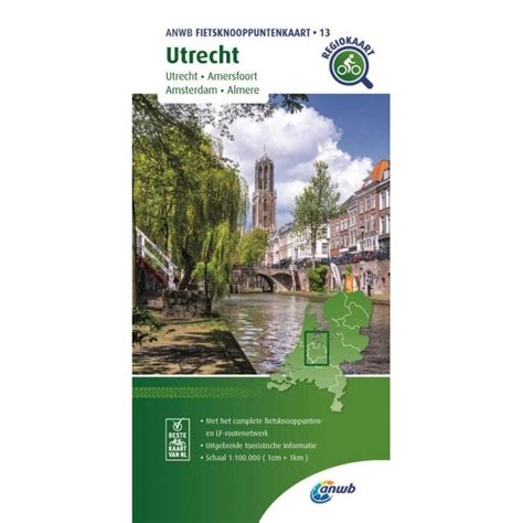utrecht anwb netherlands bicycle junction map