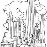 York Coloring Pages City Getcolorings Printable Pa sketch template