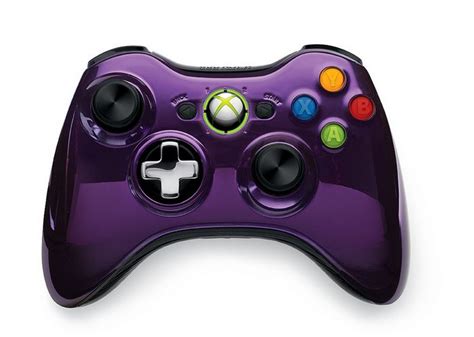 xbox  chrome controllers revealed  black purple vg