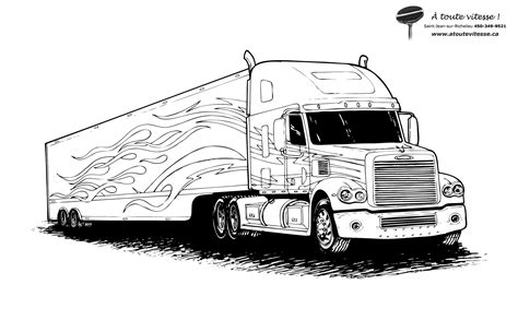 truck colouring  sheets
