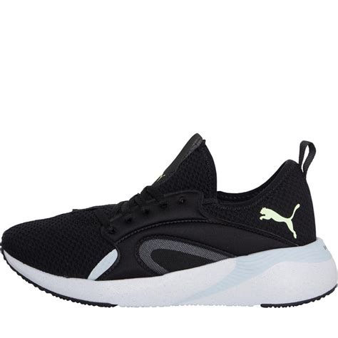 buy puma womens better foam adore neutral running shoes black yellow blue