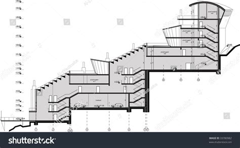 section drawing stock vector  shutterstock