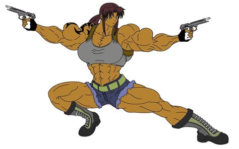 revy 2 by dairugger muscle art muscle drawing art