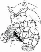 Coloring Hedgehog Scourge Scourage Pages Zonic sketch template