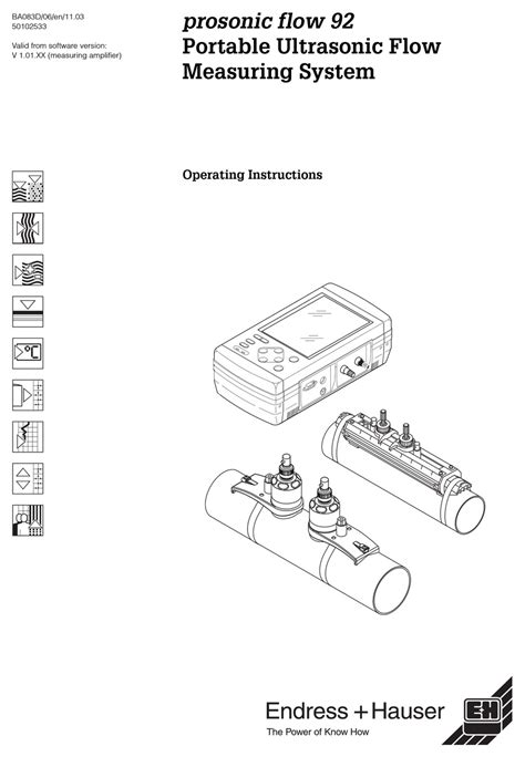 endresshauser prosonic flow  operating instructions manual   manualslib